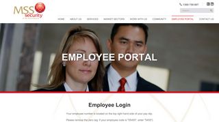 Employee Portal | MSS Security | Security Company | Security Guards