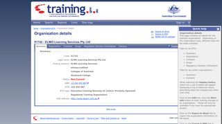 training.gov.au - 91742 - ELMO Learning Services Pty Ltd