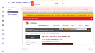 UMD Guide: Integrating ARES Course Reserves in a Canvas Course ...
