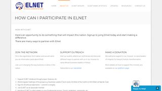 HOW CAN I PARTICIPATE IN ELNET - ETHICAL LEADERSHIP ...