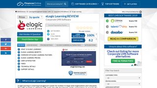 eLogic Learning Reviews: Overview, Pricing and Features