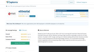 eSSential Reviews and Pricing - 2019 - Capterra