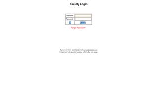 Faculty Login - Online Report Submitting Login