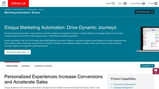 Oracle Eloqua | Marketing Automation Campaigns for Business ...