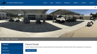 Parent Portal – El Portal Middle School