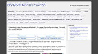Education Loan Repayment Subsidy Scheme Kerala Registration ...