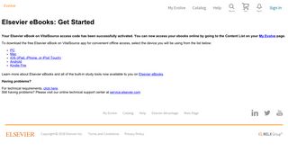 Elsevier eBooks - Elsevier Education Portal