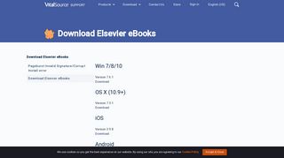 Download Elsevier eBooks – Bookshelf Support - VitalSource Support