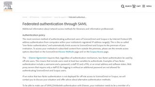Federated authentication through SAML - ScienceDirect | Elsevier