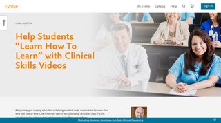 Help Students Learn with Clinical Skills Videos | Elsevier Evolve