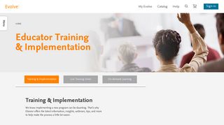 Educator Training & Implementation | Elsevier Evolve