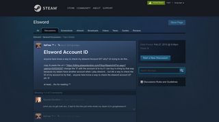 Elsword Account ID :: Elsword General Discussions - Steam Community