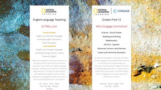 National Geographic Learning - ELT & PreK-12 Education