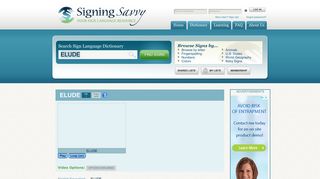 Sign for ELUDE - Signing Savvy