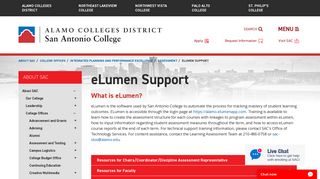 eLumen Support - Alamo Colleges