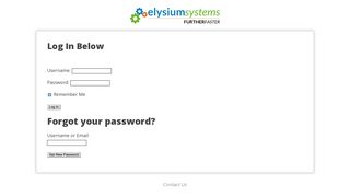 Login – Elysium Systems