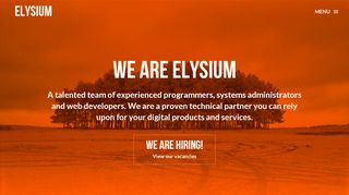 Elysium - Software development, website development and systems ...