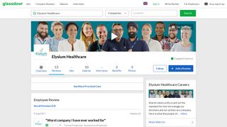 Elysium Healthcare - Worst company I have ever worked for ...