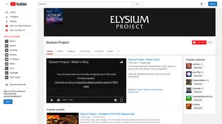 Elysium Project - YouTube