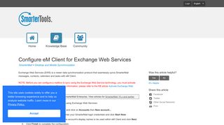 Configure eM Client for Exchange Web Services - SmarterTools