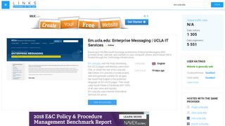 Visit Em.ucla.edu - Enterprise Messaging | UCLA IT Services.