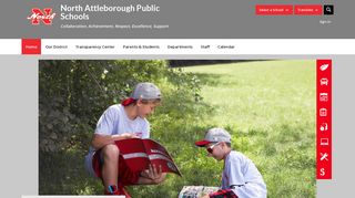 EM4 ConnectEd login page - North Attleborough Public Schools