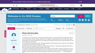 Emac Service plan - MoneySavingExpert.com Forums