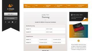 Online Aural Test Training Subscription Packages for ABRSM & Trinity ...