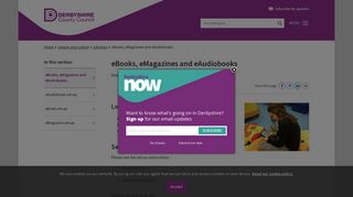 eBooks, eMagazines and eAudiobooks - Derbyshire County Council