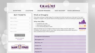 Work at Emagine | Emagine Entertainment