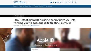PSA: Watch out for this new Apple ID phishing scam - 9to5Mac