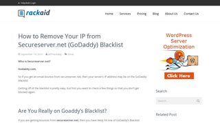 How to Remove Your IP from Secureserver.net (GoDaddy) Blacklist