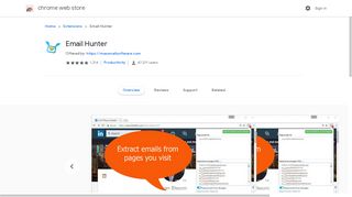 Email Hunter - Google Chrome