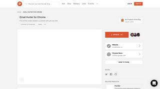 Email Hunter for Chrome - Find all the emails related to a domain with ...