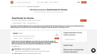20 Alternatives to Email Hunter for Chrome for Chrome Extensions ...