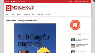 How To Change Your Instagram Email Address - Moblivious