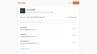 Locaweb - email addresses & email format • Hunter - Hunter.io