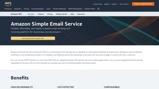 Amazon Simple Email Service (Amazon SES) - AWS - Amazon.com