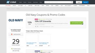 10% Off Old Navy Coupons, Promo Codes & Deals ~ Feb 2019