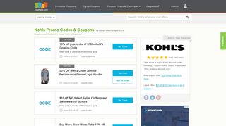 Up to 15% off Kohls Promo Codes, Coupons February, 2019