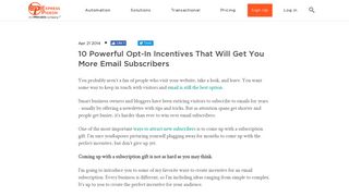 10 Powerful Opt-In Incentives That Will Get You More Email ...
