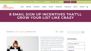 6 Email Sign Up Incentives That'll Grow Your List Like Crazy