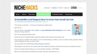 33 Lead Magnet Ideas To Attract Subscribers and Grow Your Email List