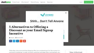 5 Alternatives to Offering a Discount as your Email Signup Incentive