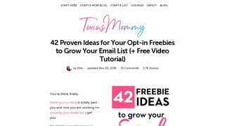 42 Proven Ideas for Your Opt-in Freebies to Grow Your Email List (+ ...