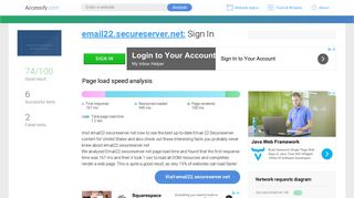Access email22.secureserver.net. Sign In