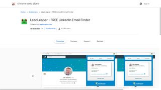 LeadLeaper - FREE LinkedIn Email Finder - Google Chrome