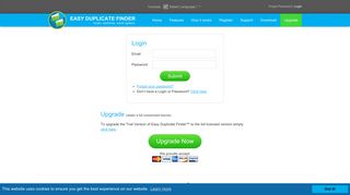 Login to your account - Easy Duplicate Finder