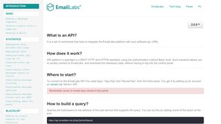 EmailLabs API
