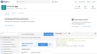 EmailLabs API Documentation (dimashirokov) | RapidAPI